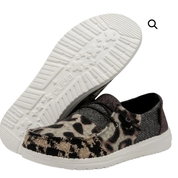 Hey Dude Womens Wendy Slip On Shoes- Patchwork Java - Picture 2 of 16